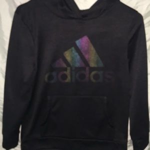 Black/Gray adidas hoodie